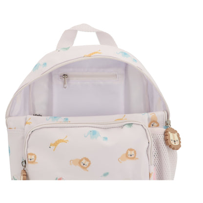 Conjunto Creche Mochila + Bolsa Impermeável + Musselinas + Caixa Versátil - Tutete Savannah