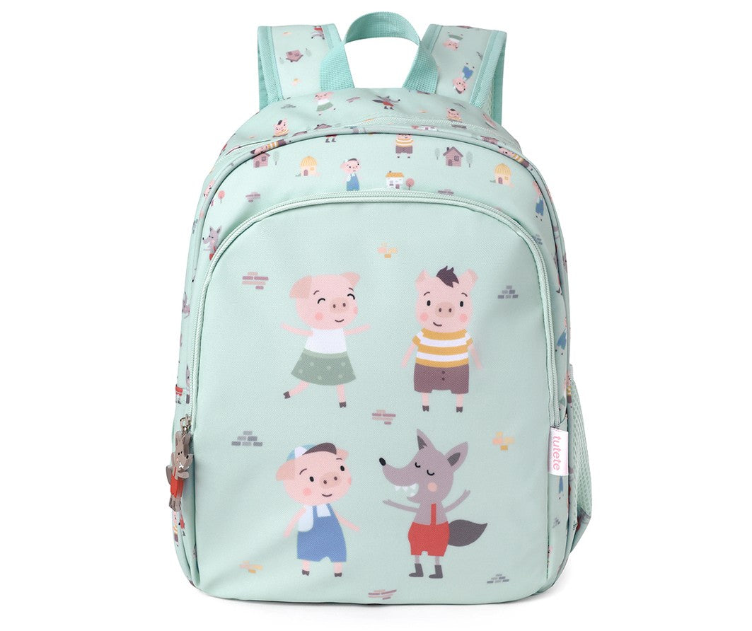 Mochila Média com Porta-chaves The Three Little Pigs