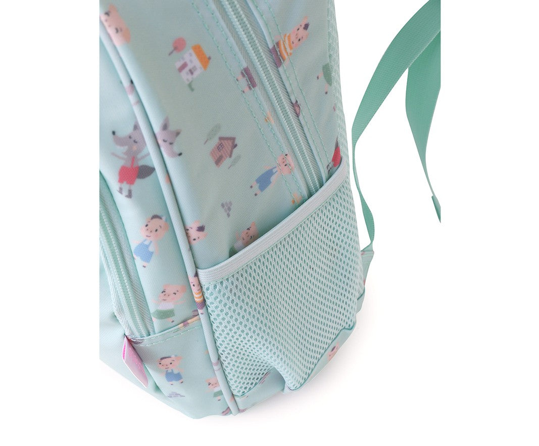 Mochila Média com Porta-chaves The Three Little Pigs