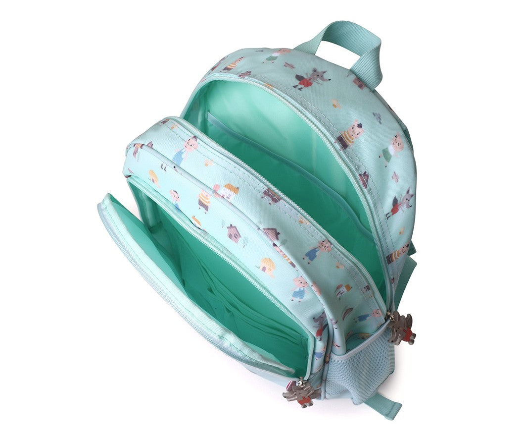 Mochila Média com Porta-chaves The Three Little Pigs