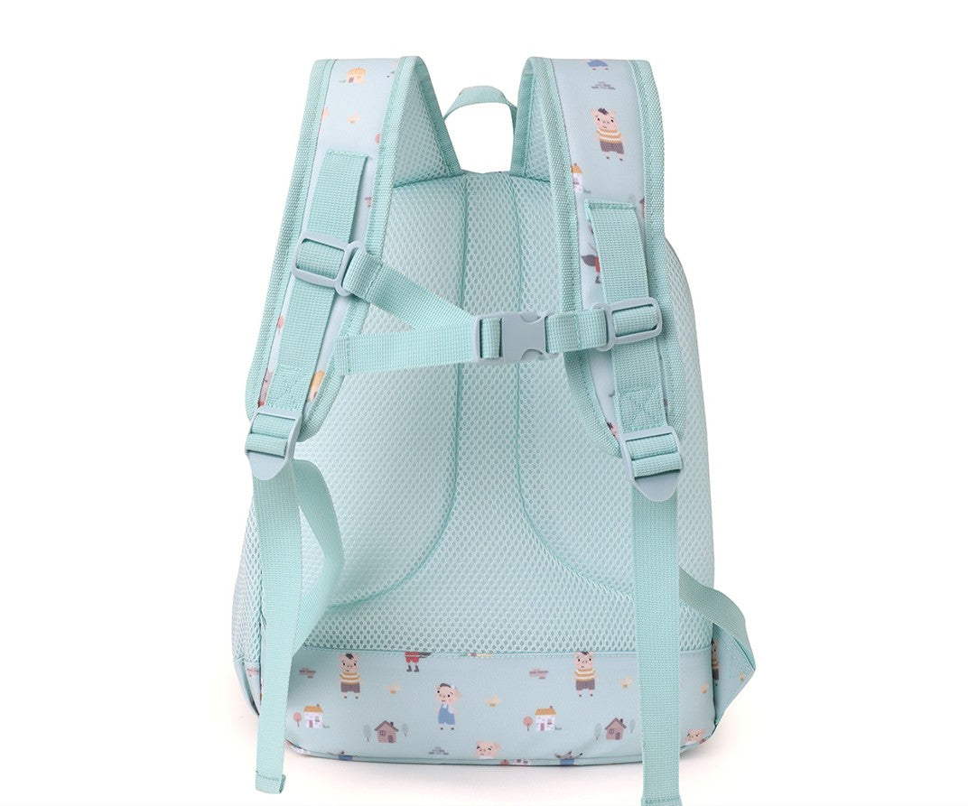 Mochila Média com Porta-chaves The Three Little Pigs