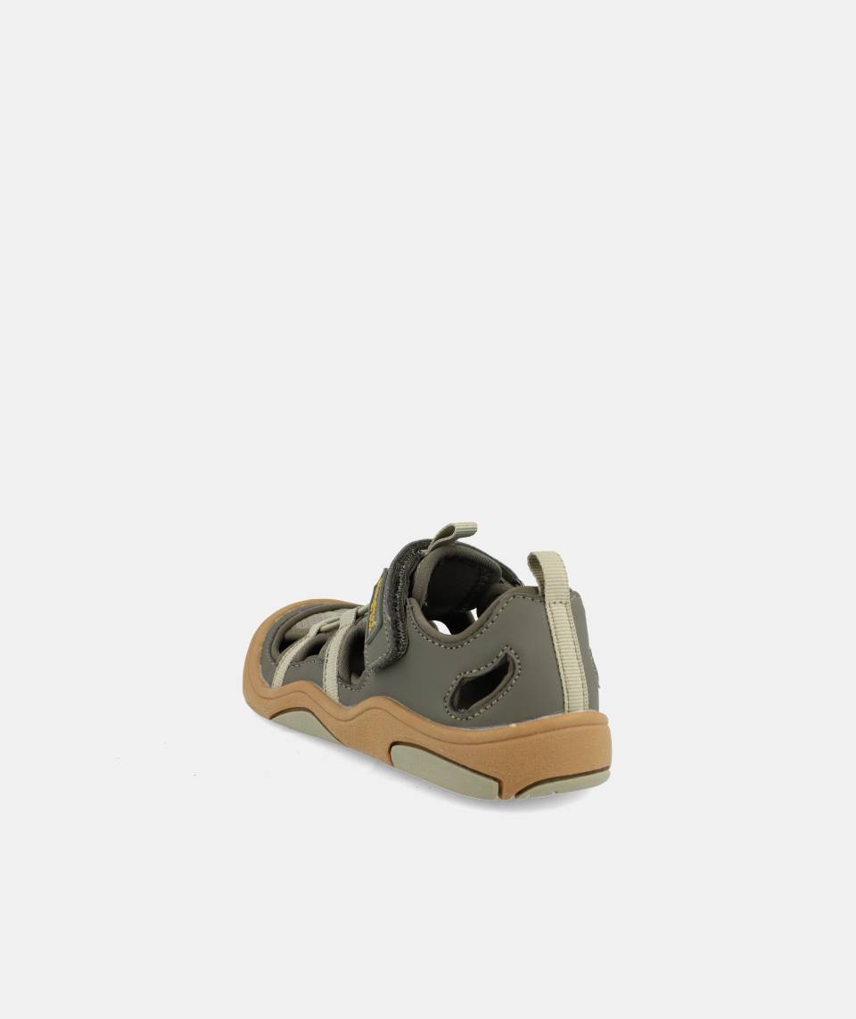 Sandálias Veganas Respeitadoras do Pezinho da Criança - Blanditos Olimpo Verde