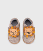 Pantufas Respeitadores do Pezinho da Criança - Igor Homie Leão Taupe