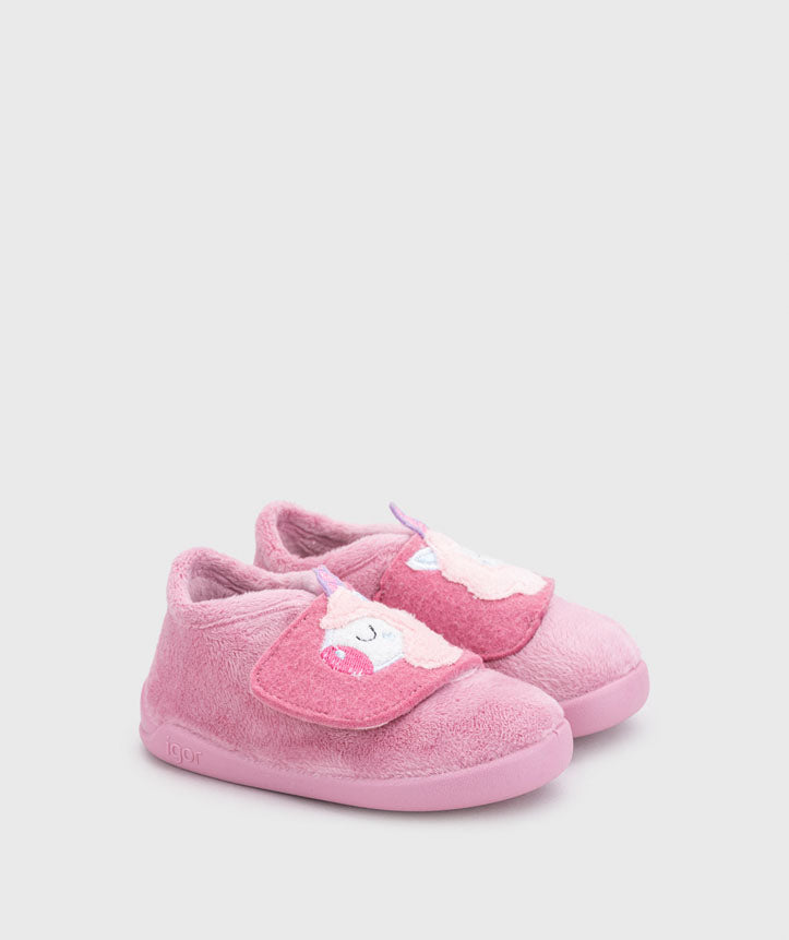 Pantufas Respeitadores do Pezinho da Criança - Igor Homie Unicornio Rosa