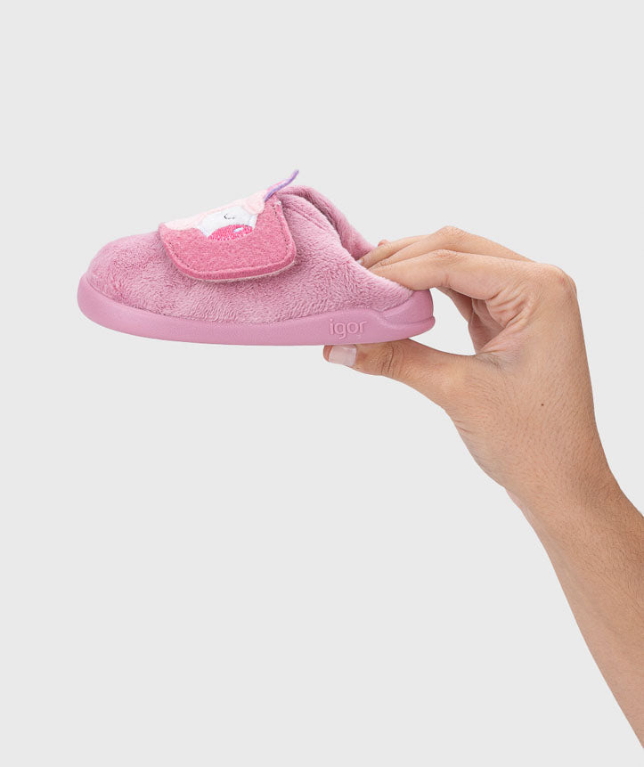 Pantufas Respeitadores do Pezinho da Criança - Igor Homie Unicornio Rosa