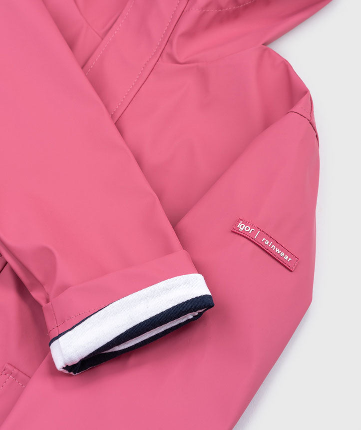 Casaco Impermeável Parka para Criança - Igor Euri Framboesa
