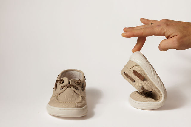 Sapatinhos Barefoot - Rooties Náuticos Magu Bege