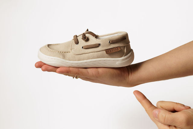 Sapatinhos Barefoot - Rooties Náuticos Magu Bege