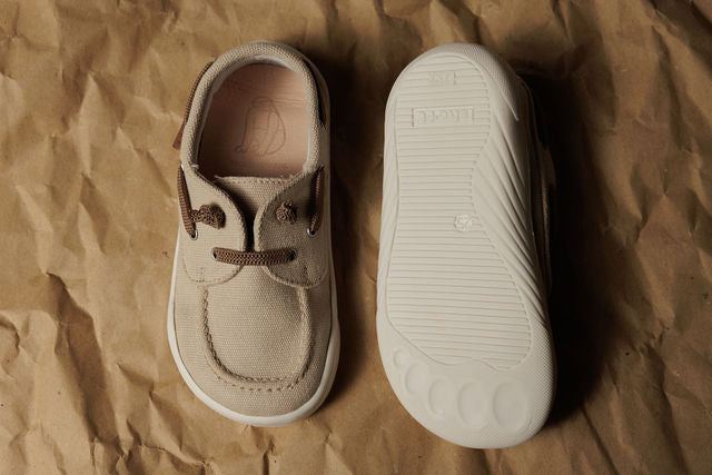 Sapatinhos Barefoot - Rooties Náuticos Magu Bege
