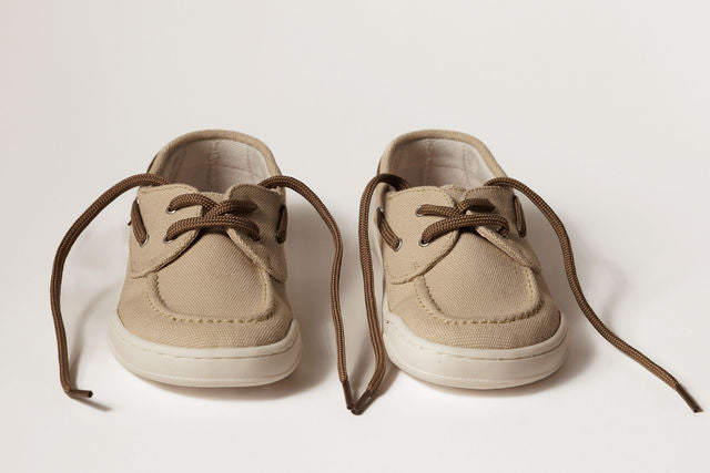 Sapatinhos Barefoot - Rooties Náuticos Magu Bege