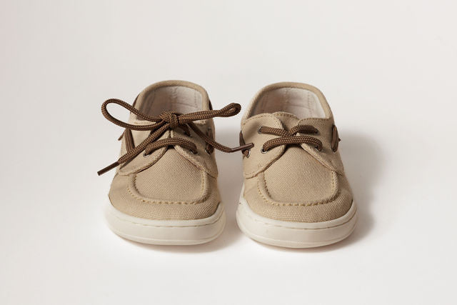 Sapatinhos Barefoot - Rooties Náuticos Magu Bege