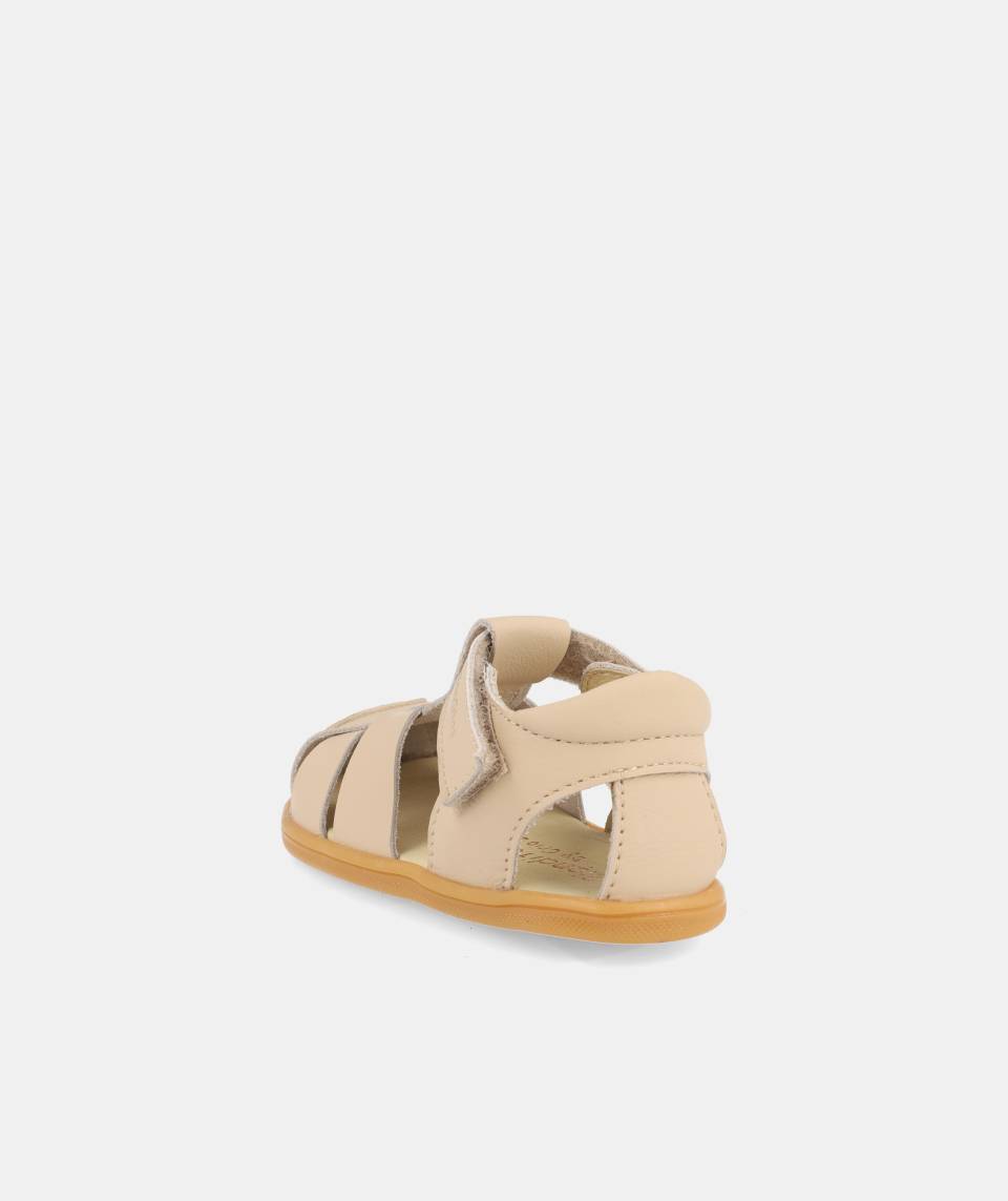 Sandálias Respeitadoras do pé da criança - Blanditos Costa Bege