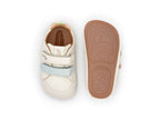 Ténis Respeitadores do Pé da Criança Tip Toey Joey - Bossy Worm Tapioca & Wan Bleu Papaya Cream