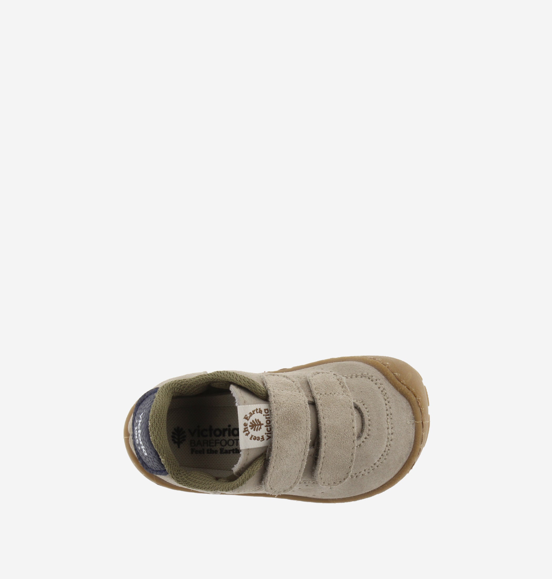 Ténis Respeitadores do Pezinho da Criança - Victoria Barefoot Bosco Serraje Taupe