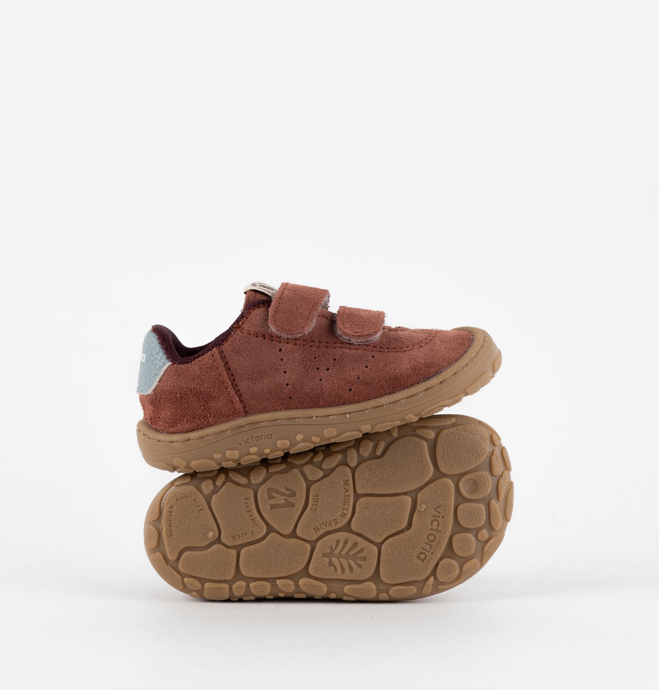 Ténis Respeitadores do Pezinho da Criança - Victoria Barefoot Bosco Serraje Terra