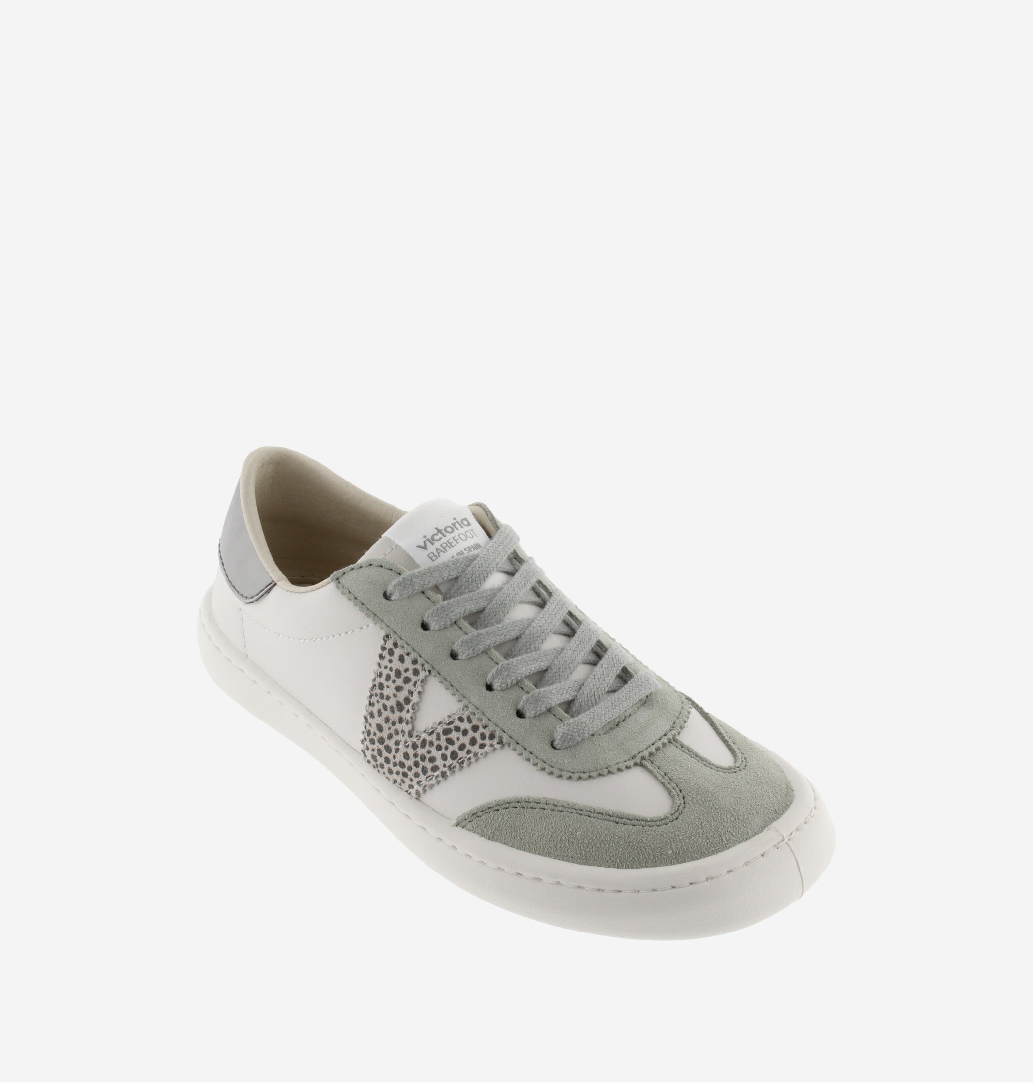 Ténis Barefoot de adulto Pele & Camurça - Victoria Olmo Kaki