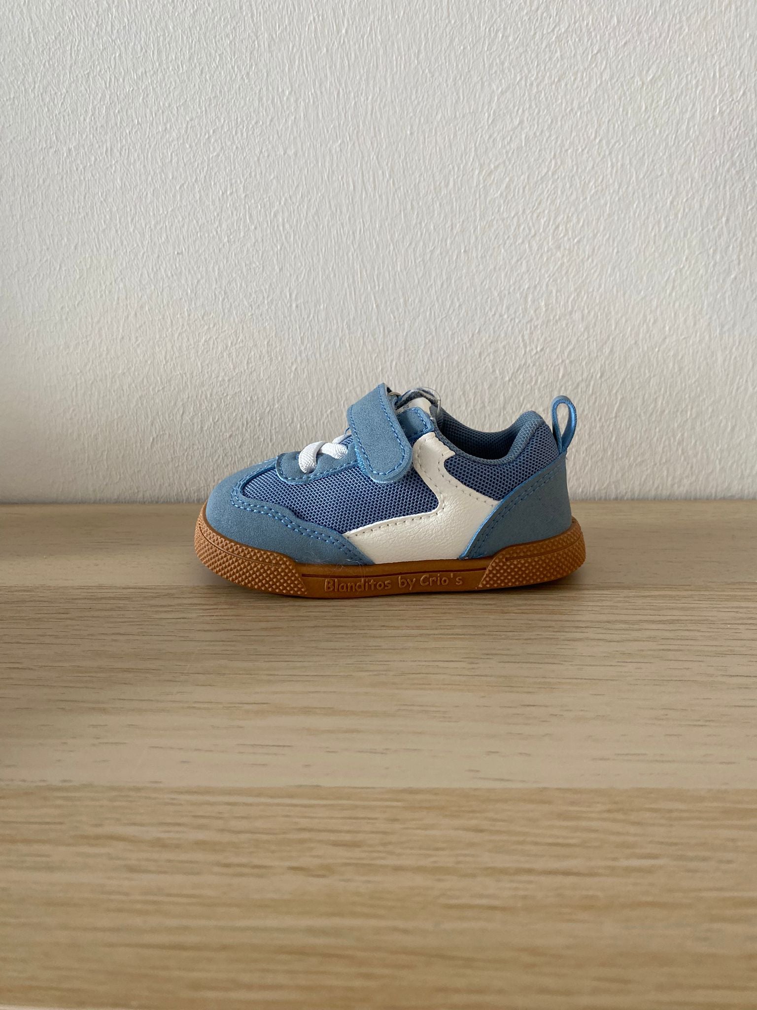 Ténis Desportivos Respeitadores do Pezinho da Criança - Blanditos Flash Vegano Azul