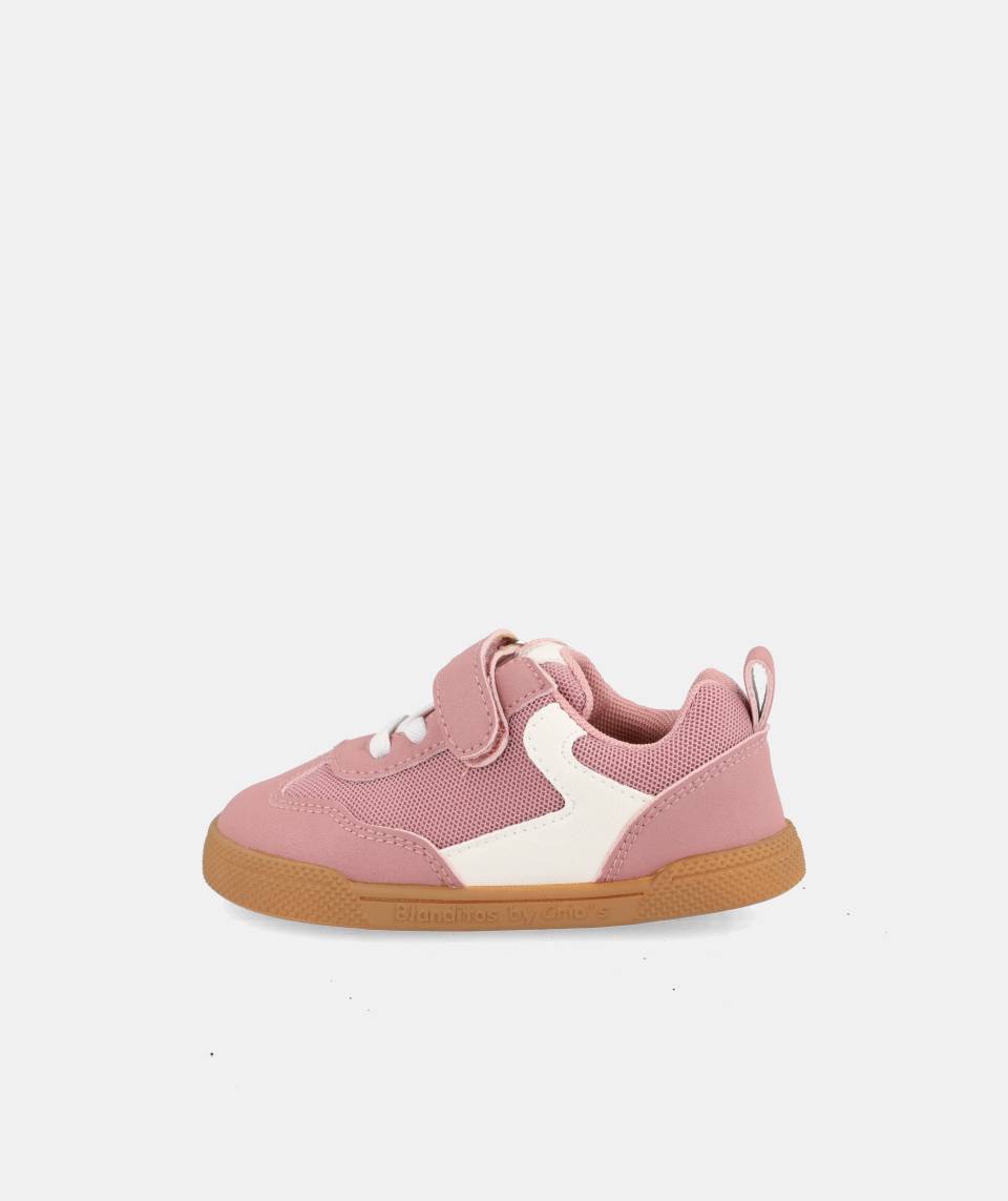 Ténis Desportivos Respeitadores do Pezinho da Criança - Blanditos Flash Vegano Rosa