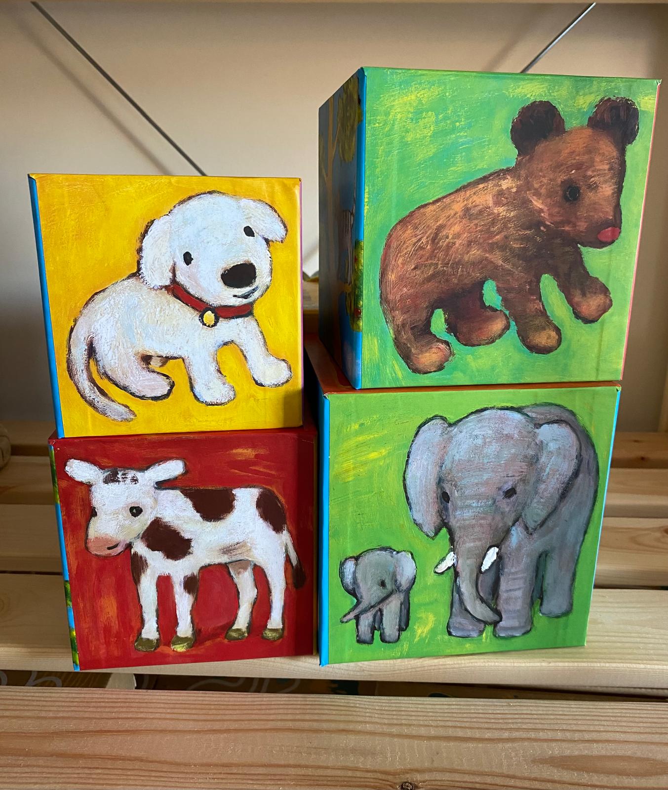 Conjunto de 10 Cubos de Empilhar - Djeco