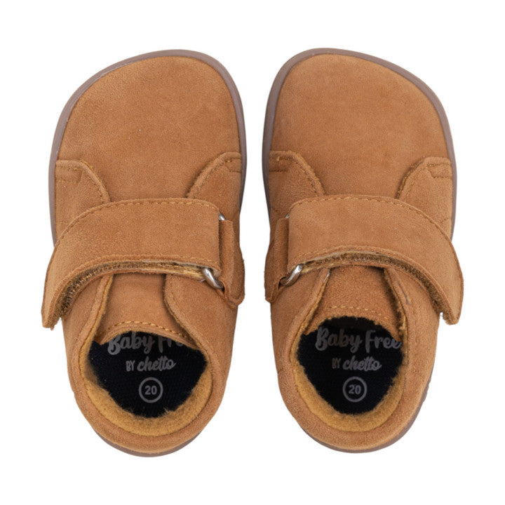 Chetto Botas Respeitadores do Pezinho da Criança - Chetto Pisacacas Camel bota-barefoot-pisacacas-ante-camel_4