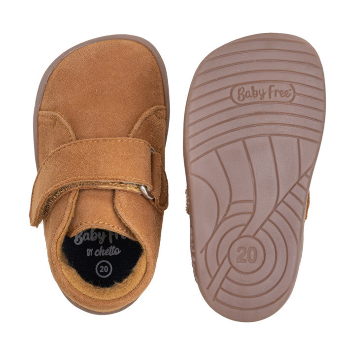 Chetto Botas Respeitadores do Pezinho da Criança - Chetto Pisacacas Camel bota-barefoot-pisacacas-ante-camel_5