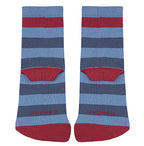 Cóndor Meias Barefoot de criança - Cóndor madali-condor-striped-barefoot-terry-socks-french-blue1