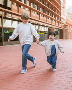 Ténis Barefoot Criança - Muris Petra Júnior Denim Blue