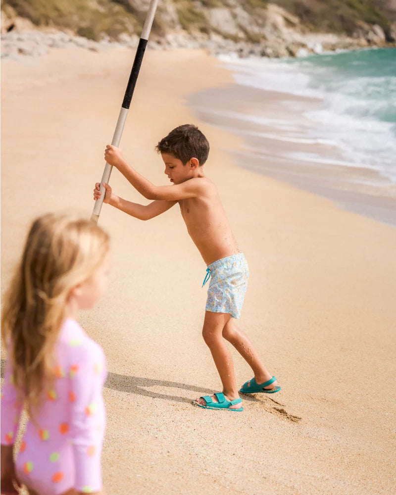 Muris Sandálias de Praia Barefoot Criança - Muris Aruba Junior muris_product_aruba_mini_teal_lifestyle_1
