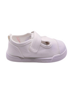 Ténis de Lona Respeitadores do Pezinho da Criança - Blanditos Pomelo Brancas