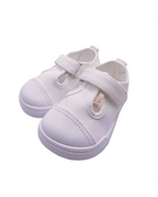 Ténis de Lona Respeitadores do Pezinho da Criança - Blanditos Pomelo Brancas