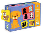 Puzzle Duo - Animais e Sombras