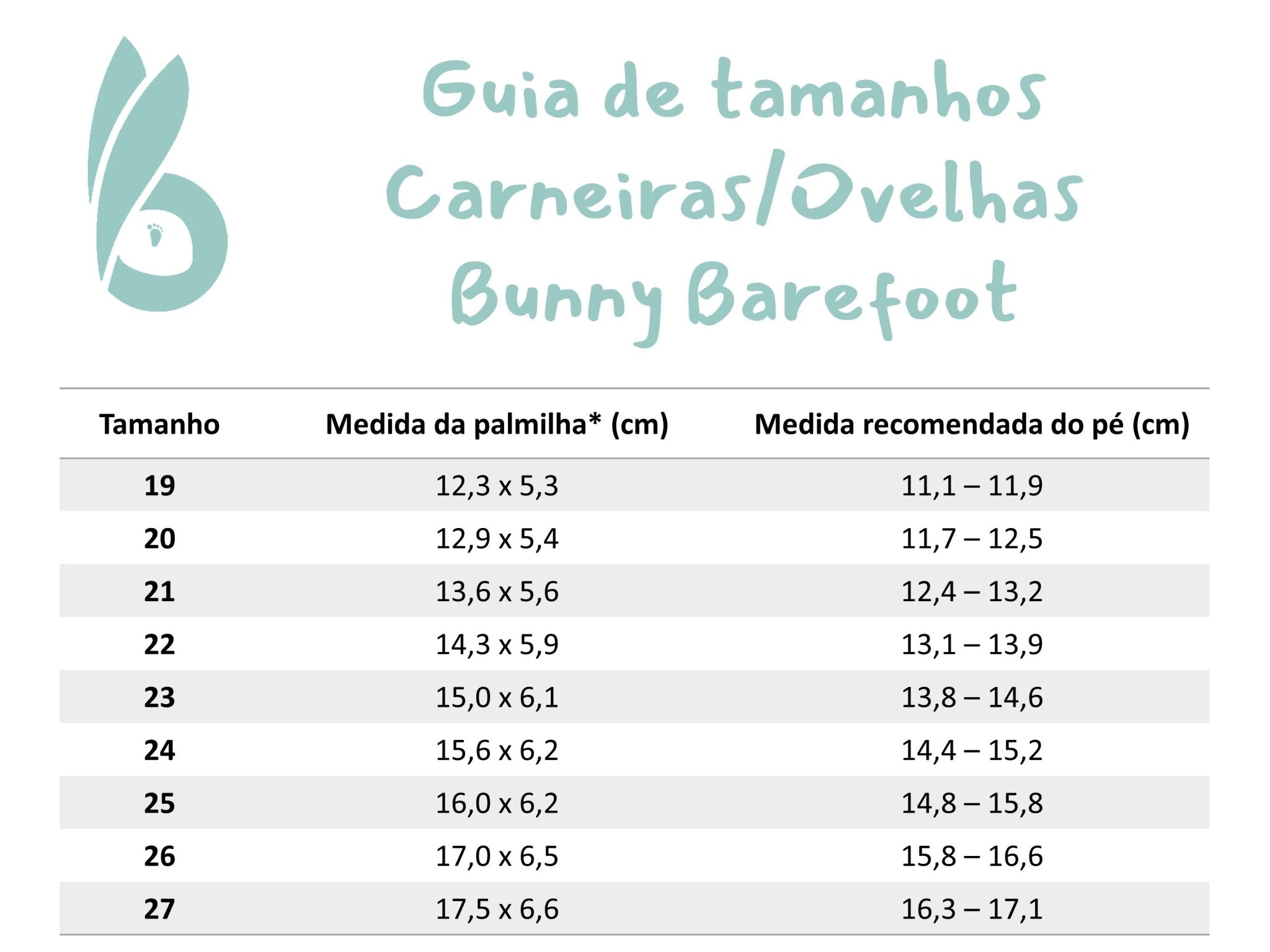 Carneiras Bunny Barefoot - Madali Baby Store